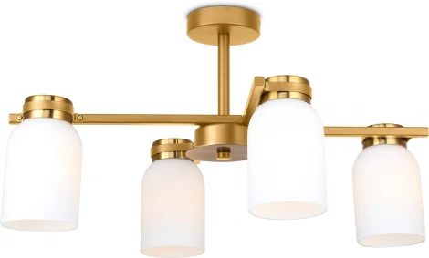 Потолочная люстра на штанге Freya Kamelia FR5446PL-04BS1 (220V)