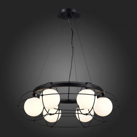 Подвесная люстра Beata SL1189.403.06 ST Luce (220V, на тросе, шарики)