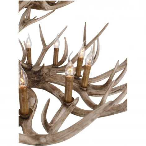 Подвесная люстра ST Luce Corna SL153.703.27 (220V, на цепи, подсвечник, свеча, рога)