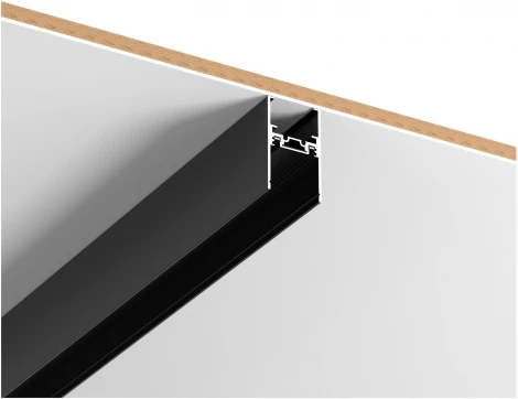 Шинопровод магнитный накладной/подвесной ST Luce ST068.419.00 Черный Длина 1000мм