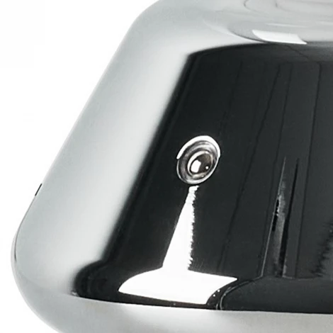 Настольная лампа диммируемая 10W 3000K матовый/хром Lightstar Uovo III 807914