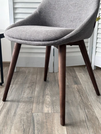 Стул DANIEL Grey Lena-450, ткань / орех, ®DISAUR