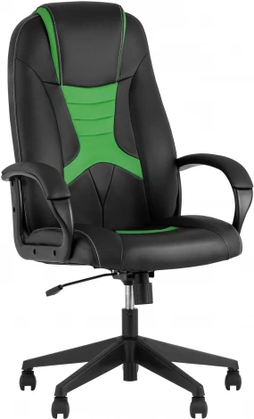 Кресло игровое TopChairs ST-CYBER 8 черный/салатовый УТ000035043