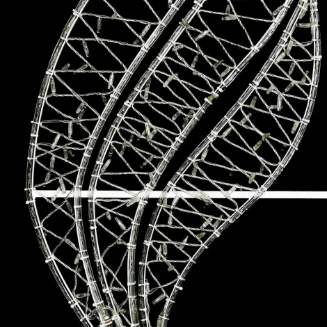 Светодиодная Консоль «Звезда с Российским Флагом» 60 х 200 см, Триколор, 220В Laitcom LC-13407 (IP65)