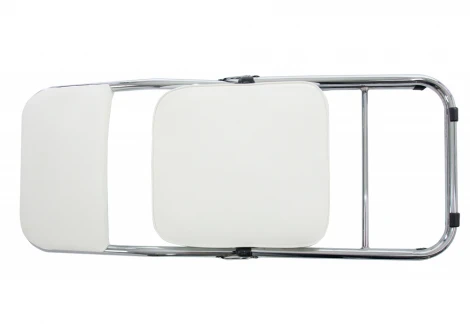 Обеденный стул на металлокаркасе Woodville Chair раскладной белый 11072