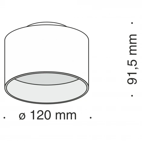 Накладной потолочный светильник Planet 3000K 1x16Вт 120° LED Maytoni Technical C009CW-L16B (220V)