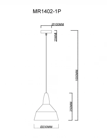 Подвесной светильник MyFar Brigitte MR1402-1P (220V)