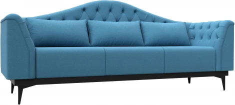 Диван кухонный прямой Флорида (Голубой/Рогожка) Лига Диванов арт.123212