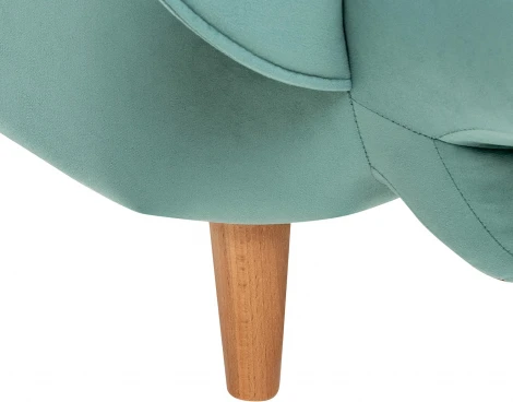 Пуф Leset Dino COMBI (Фанера,Массив дерева,Велюр/Зеленый,Белый) арт.2500000189968