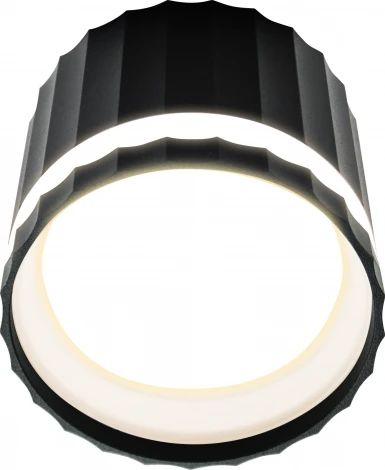 Светильник потолочный Feron HL369 Barrel OLYMPUS 48678 12W, GX53, черный (220V, круглые)