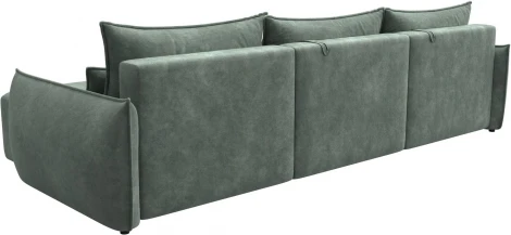 Диван угловой Лига-051 НПБ Лонг угол универсальный Лига Диванов (Велюр) арт.128727