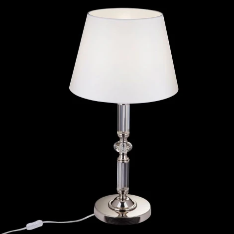 Интерьерная настольная лампа Maytoni Riverside MOD018TL-01CH (220V, выключатель)