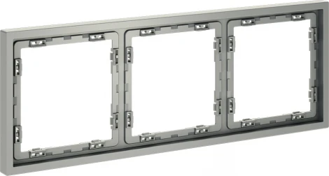 Рамка на 3 поста (сталь) Voltum S70 VLS100305