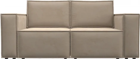 Диван прямой Куба мини (Бежевый/Велюр) Лига Диванов арт.121871