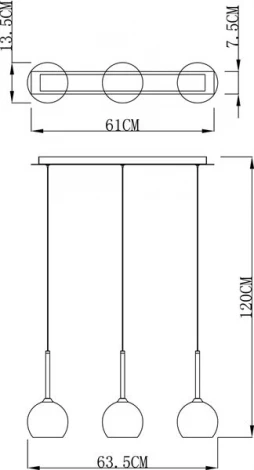 Подвесной светильник Deko-Light Bunda 342115 (220V, на проводе)