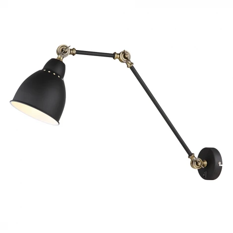 Бра Arte Lamp Braccio A2055AP-1BK (220V, выключатель)