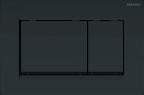 Кнопка смыва Geberit Sigma 30 черная, матовый лак
