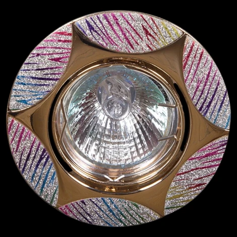 Встраиваемый точечный светильник Sneha 2591/D MR16 GD (220V, круглые)