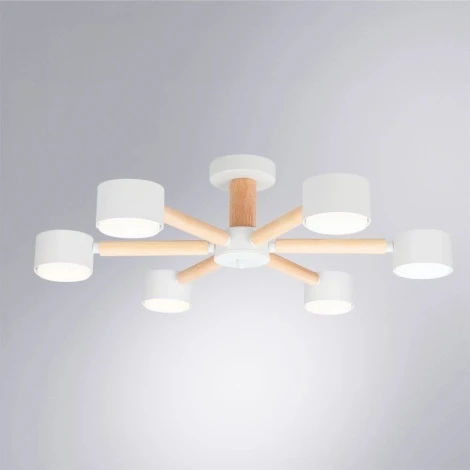 Потолочная люстра на штанге Arte Lamp Tenda A1624PL-6WH