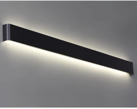 Уличный настенный светильник светодиодный Novotech Asa 359169 STREET черный IP65 LED 4000K 80W 220V