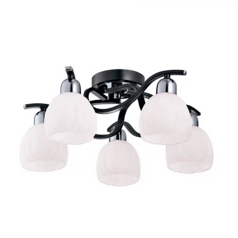 Потолочная люстра IDLamp Gioconda 389/5PF-Blackchrome