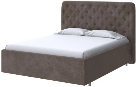 PROxSON Кровать Classic Large (Ткань: Велюр Casa Кофейный) 120x190