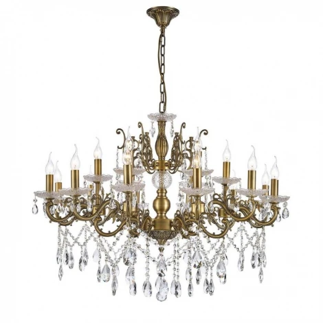 Подвесная большая люстра Dio D'Arte Colzano E 1.1.18.600 A (220V, на цепи, подсвечник, свеча)