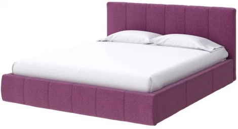PROxSON Кровать Varna Grand без основания (Ткань: Рогожка Savana Berry (фиолетовый)) 160x200