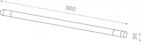 Модуль токоподводящий ST Luce Techno ST1653.409.00 Черный