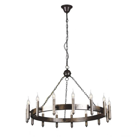 Подвесная люстра Favourite Fortezza 1144-15P (220V, на цепи, подсвечник, свеча, кольцо)