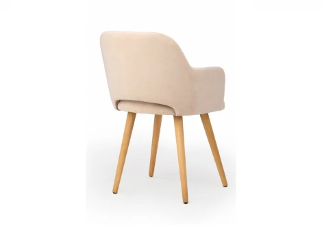 Стул деревянный Эолин 360 бежевый (glory 03) / светлое дерево 631714