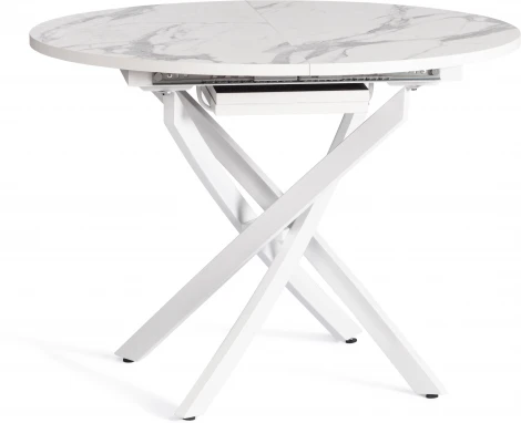 Кухонный стол Tetchair MANZANA (ЛДСП,HPL,Металл/Белый)