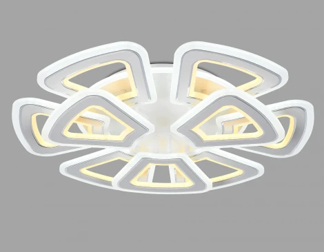 Потолочная люстра с пультом, на штанге, светодиодная Ambrella ACRYLICA FA8892 (220V)