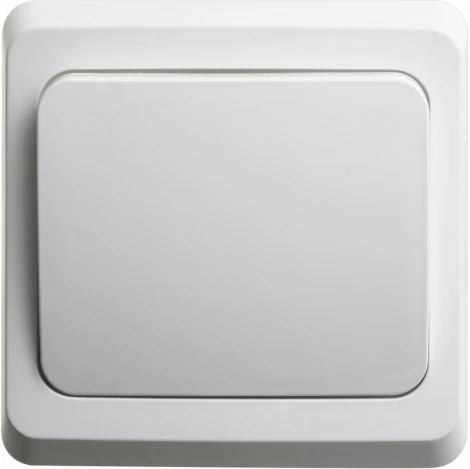 Выключатель встраиваемый одноклавишный (белый) Systeme Electric Этюд BC10-004B