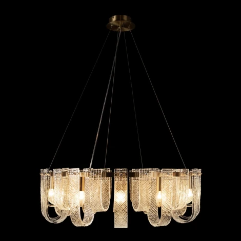 Подвесная люстра Loft It Jersey 10296/800 (220V, хрусталь, на тросе)