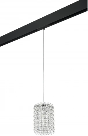 Трековый светильник однофазный 220V Lightstar Cristallo PRO795314 (хрусталь, круглые)