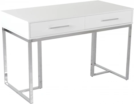 Стол-Консоль IST-CASA Армада F-1543, 120х60х78 см, белый, серебро