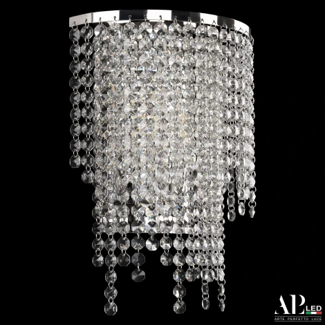Бра хрустальное APL LED Rimini S500.B4.25-32.B.E14