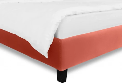 Кровать Queen II Sharlotta L 1600 ОГОГО (арт.577106), (Ткань/Оранжевый)