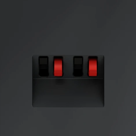 Акустическая розетка (графит) Voltum S70 VLS060307