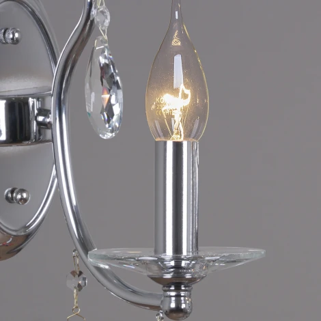 Бра ILLUMICO IL2326-2WOR-39 CR (220V, подвески, подсвечник, свеча)