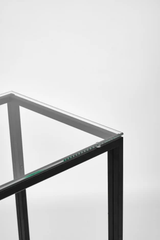 Консольный стол AllConsoles 1083-CB clear черный муар