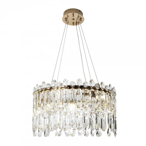 Подвесная люстра хрустальная Modelux MODELUX ML.837.10 GD