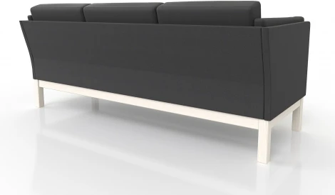 Диван Arsko Айверс Б беленый дуб черная рогожка