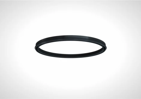 Шинопровод магнитный встраиваемый радиусный iLedex Vision48/22 R 4822-800-BK