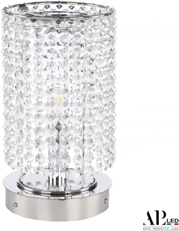 Интерьерная настольная лампа хрустальная APL LED Rimini S500.L3.15-26.A.E14