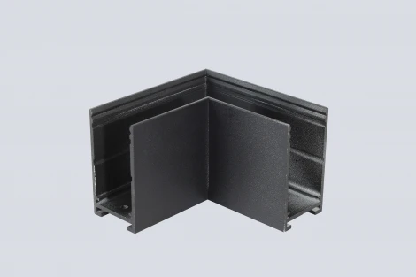 Соединитель для накладного шинопровода 220V угловой Crystal Lux Space 220 CLT 0.215 04 BL