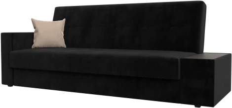 Диван-книжка Лига-020 стол справа (Черный,Бежевый/Велюр) Лига Диванов арт.118488