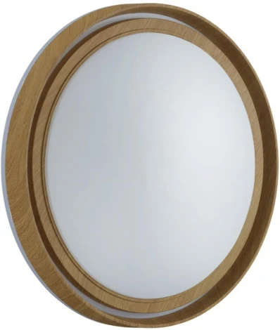 Настенно-потолочный светильник Sonex Rux Wood 7640/EL BASICA SN пластик/корич. под дер. LED 70Вт 3000-6000K D490 IP43 пульт ДУ (220V, круглые)