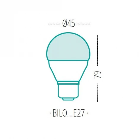 Лампочка светодиодная Bilo 5w 23043